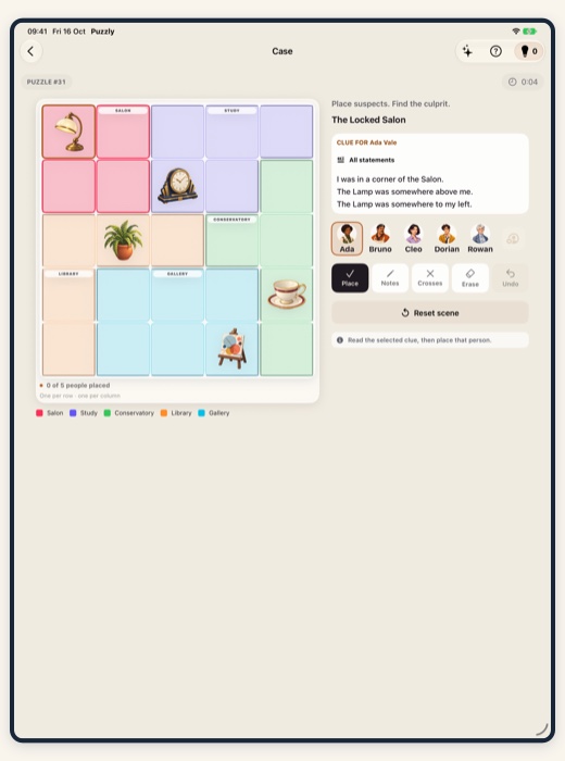 Case spatial mystery in the native app